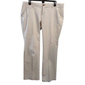 Old Navy Favorite Khakis Womens Size 14 Low Rise Chinos Perfect Boot Cut